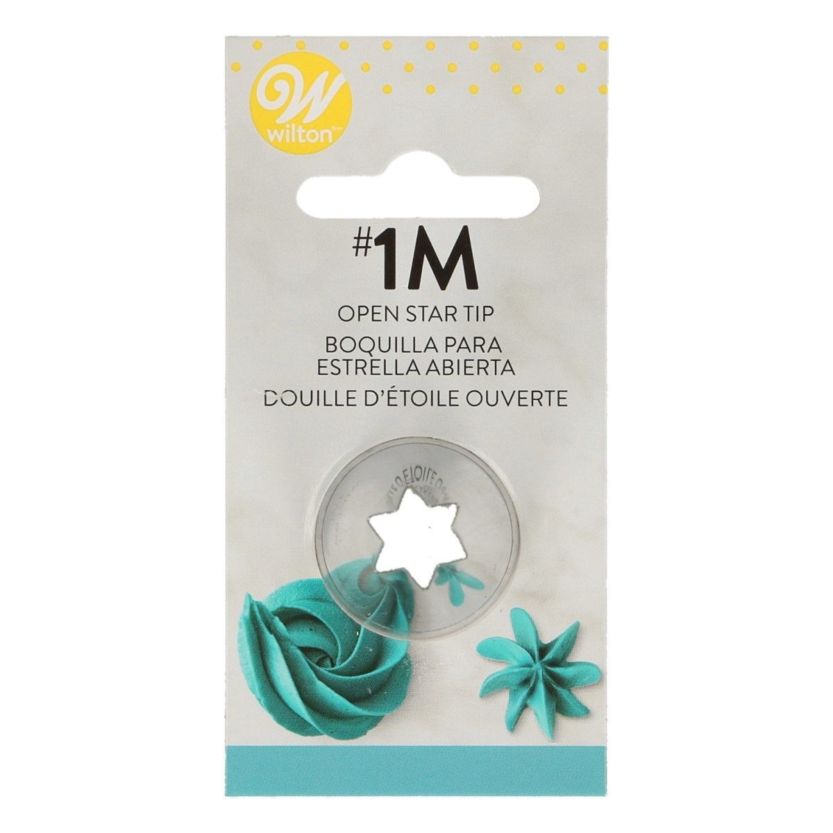 WILTON Nozzle -STAR No.1M -Μύτη Κορνέ Αστέρι