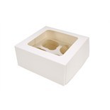 Box for 4 Cupcakes/Muffins -Κουτί για 4 Καπκέϊκς/Μάφινς