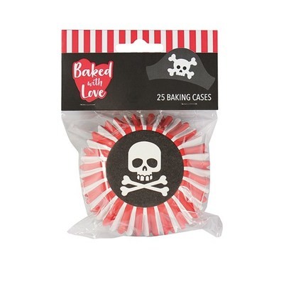 SALE!!! Baked With Love Baking Cases -PIRATE -Θήκες ψησίματος με πειρατικό θέμα 25 τεμ SALE!!! Baked With Love Baking Cases -PIRATE -Θήκες ψησίματος με πειρατικό θέμα 25 τεμ