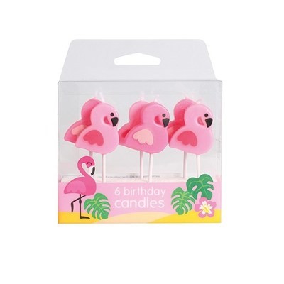 Baked With Love Candles -FLAMINGO -Κεράκια φλαμίνγκο 6 τεμ ∞ Baked With Love Candles -FLAMINGO -Κεράκια φλαμίνγκο 6 τεμ ∞