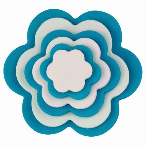 PME Basics -Set of 6 -BLOSSOM Cutters -Σετ 6τεμ Βασική Σειρά πλαστικά Κουπ πατ Άνθοι/Λουλούδια