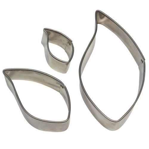 PME Basics -Set of 3 -LEAF Cutters -Σετ 3τεμ Βασική Σειρά Κουπ πατ Φύλλα