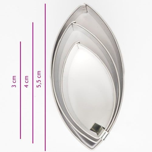 Cookie Cutter -Geometric Set 0f 3 -OVAL - Σετ 3 τεμ κουπ πατ  οβάλ