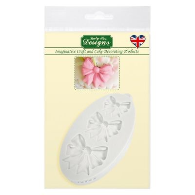 Katy Sue Silicone Mould -BOW TRIO -Καλούπι Σιλικόνης  3 Φιόγκοι