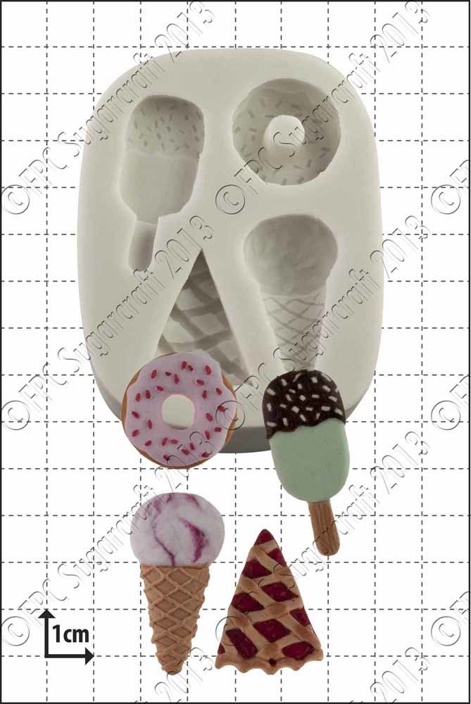 FPC Silicone Mould -SWEET TREATS - Καλούπι Σιλικόνης Γλυκίσματα