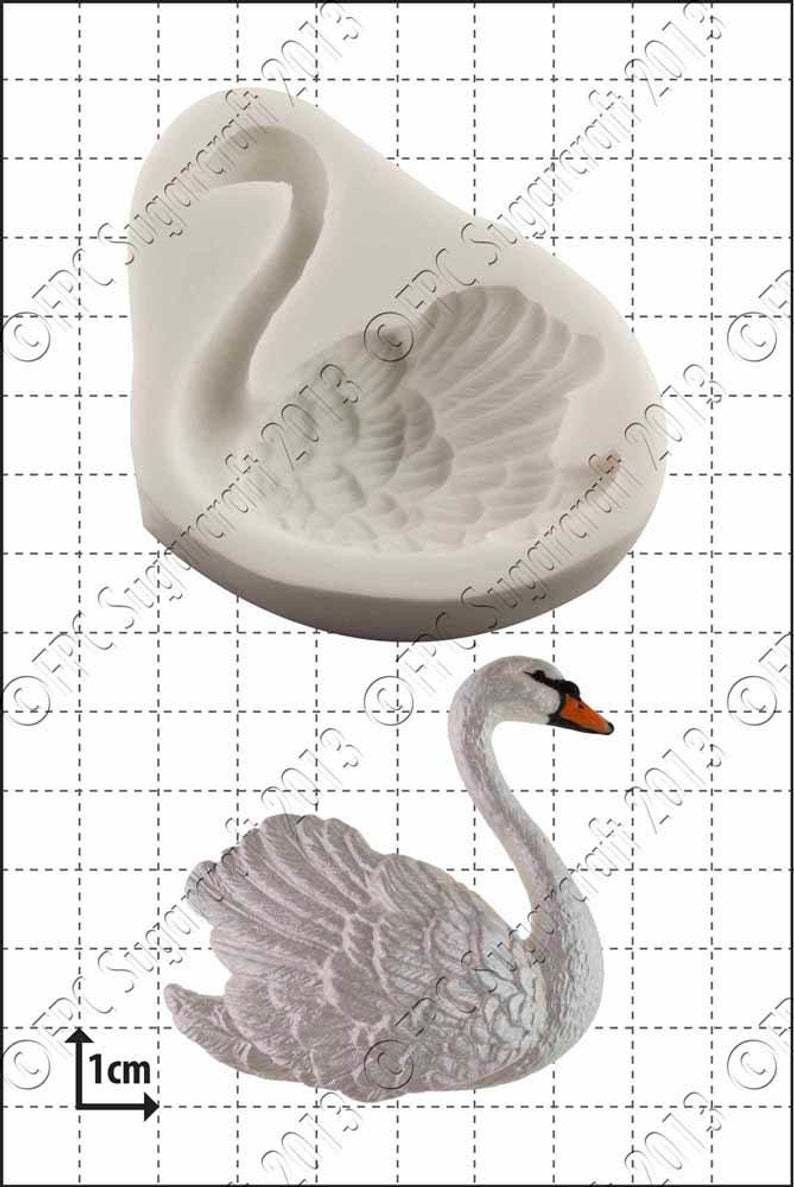 FPC Silicone Mould -SWAN -LOOKING RIGHT Καλούπι Σιλικόνης  Κύκνος -Δεξια