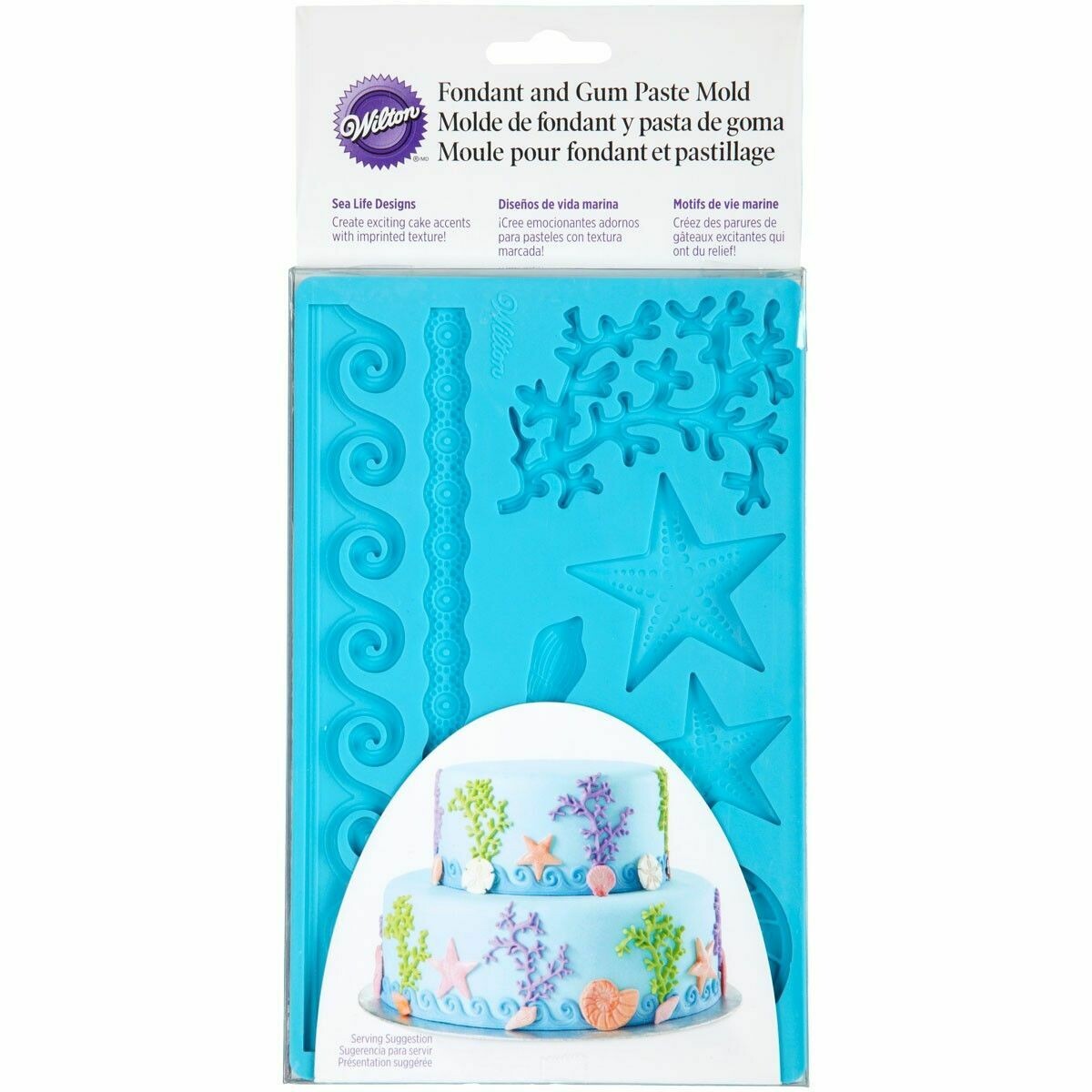 Wilton Silicone Mould -SEA LIFE - Καλούπι Σιλικόνης Θαλάσσια Ζωή