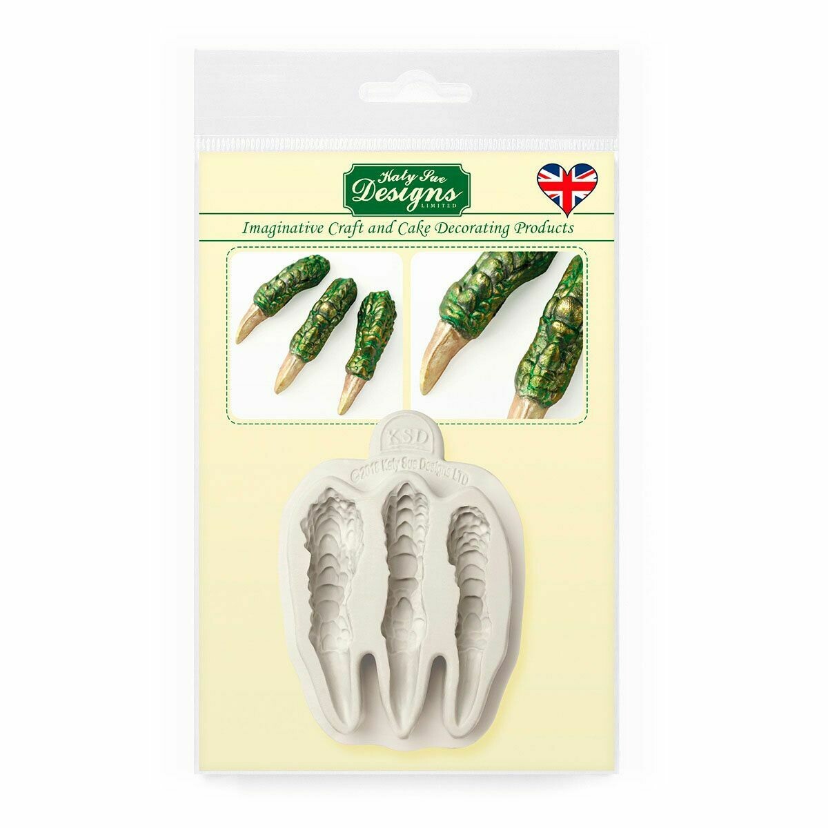 Katy Sue Silicone Mould -DRAGON CLAWS -Καλούπι Σιλικόνης Νύχια Δράκου