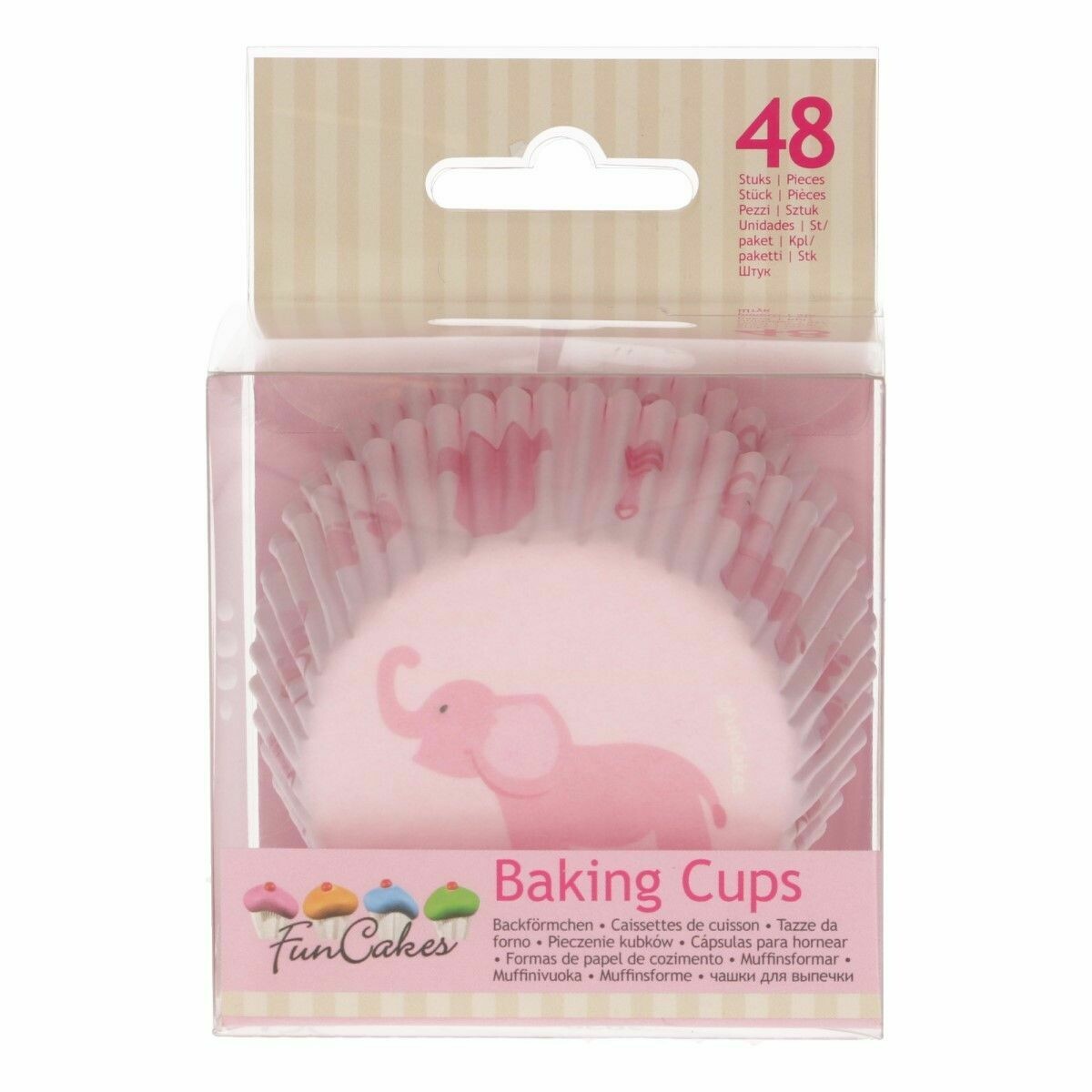 SALE!!! FunCakes Cupcake Cases -BABY GIRL -Θήκες Ψησίματος -Κοριτσίστικο Σχέδιο -48 τεμ