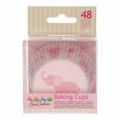 SALE!!! FunCakes Cupcake Cases -BABY GIRL -Θήκες Ψησίματος -Κοριτσίστικο Σχέδιο -48 τεμ