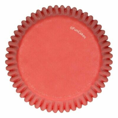 FunCakes Cupcake Cases -RED -Θήκες Ψησίματος -Κόκκινο -48 τεμ