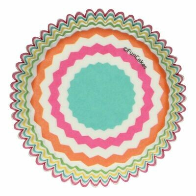 SALE!!! FunCakes Cupcake Cases -COLOURFUL CHEVRON -Θήκες Ψησίματος 48 τεμ SALE!!! FunCakes Cupcake Cases -COLOURFUL CHEVRON -Θήκες Ψησίματος 48 τεμ