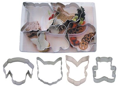 SALE!!! By AH -Set of 4 Cookie Cutters -ANIMAL CHUMS -Σετ 4 Κουπ πατ με Ζώα SALE!!! By AH -Set of 4 Cookie Cutters -ANIMAL CHUMS -Σετ 4 Κουπ πατ με Ζώα