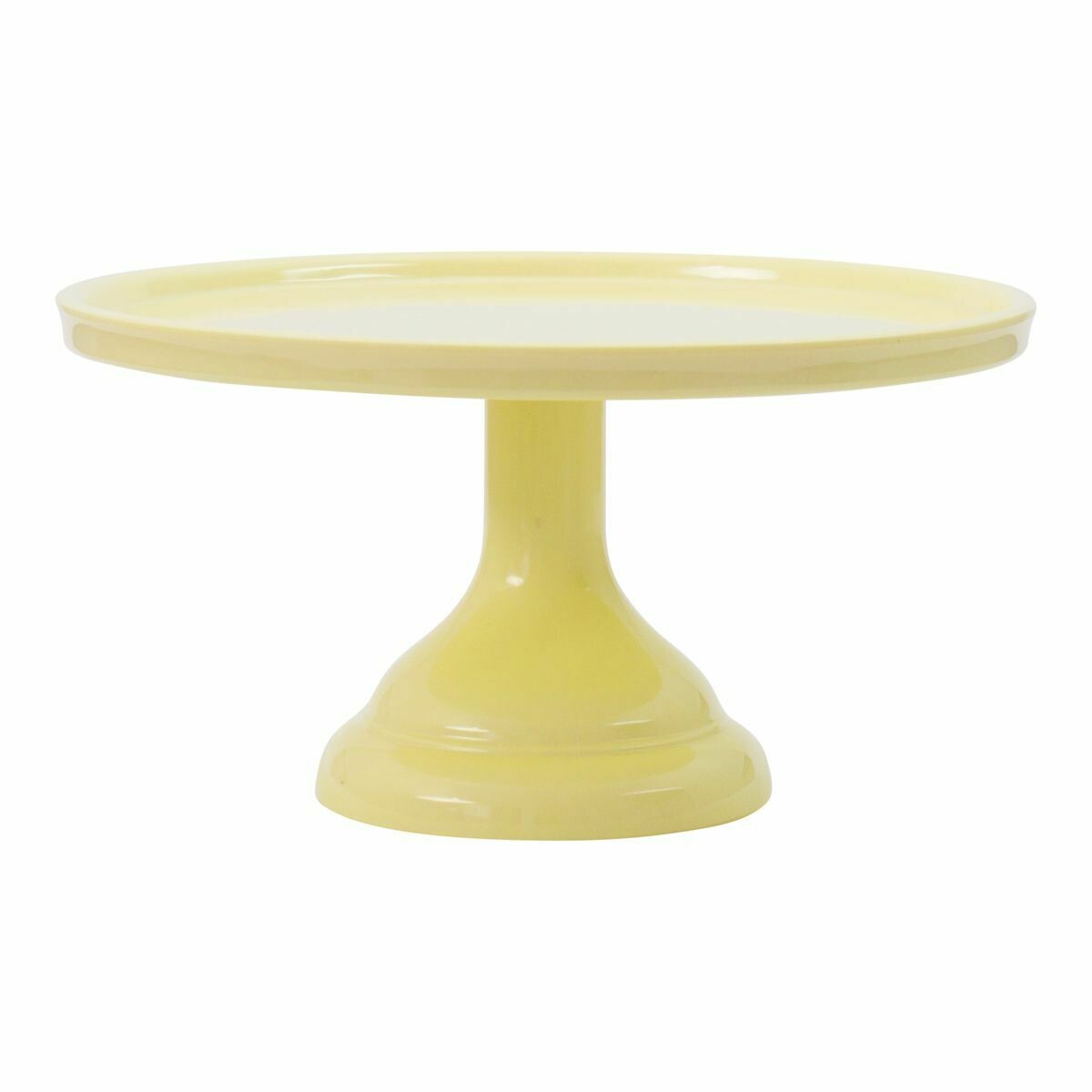 Melamine Cake Stand -SMALL YELLOW - Μικρή Βάση Για Τούρτα από Μελαμίνη - Κίτρινη 24εκ