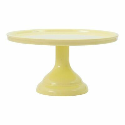 Melamine Cake Stand -SMALL YELLOW - Μικρή Βάση Για Τούρτα από Μελαμίνη - Κίτρινη 24εκ