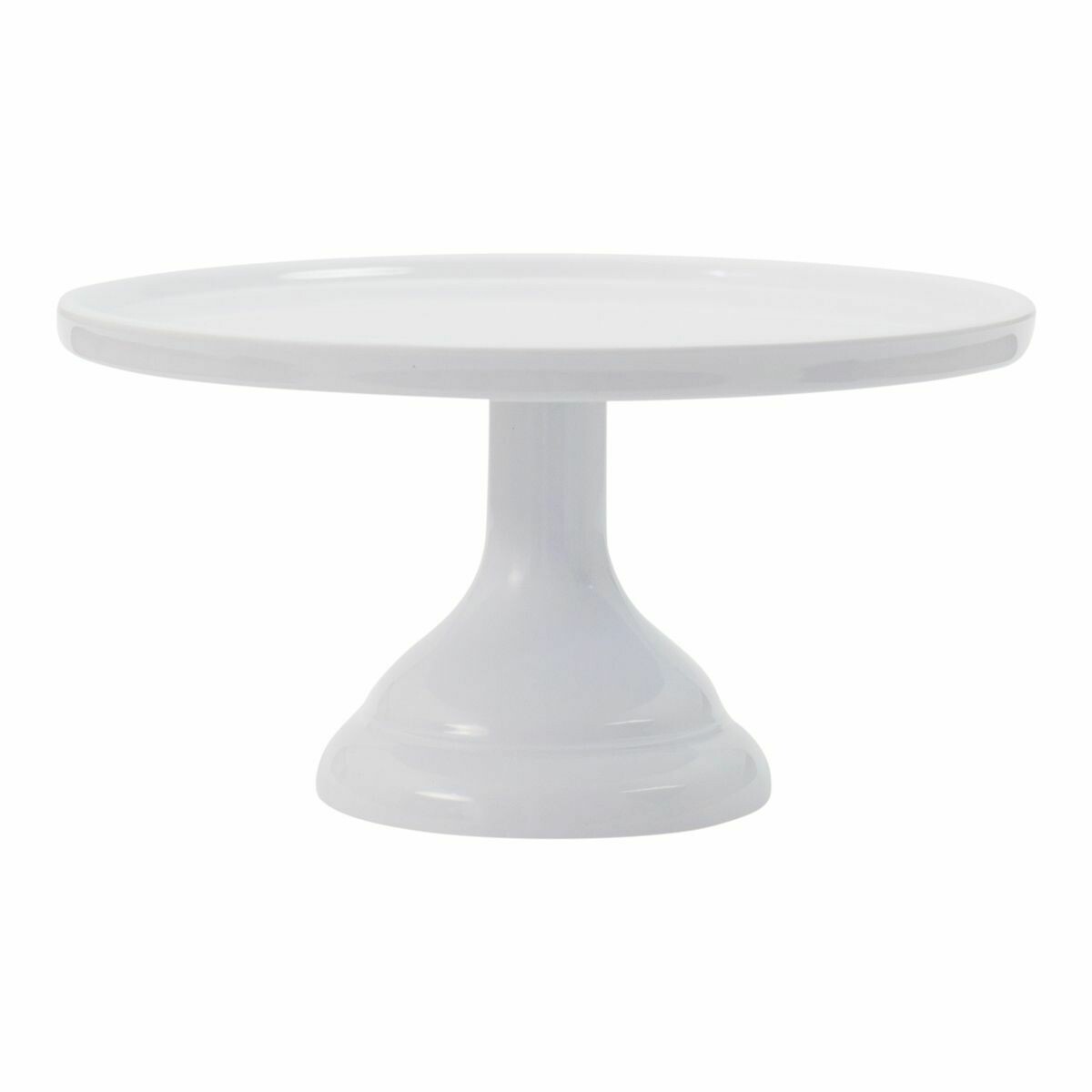 Melamine Cake Stand -SMALL WHITE - Μικρή Βάση Για Τούρτα από Μελαμίνη - Λευκή 24εκ