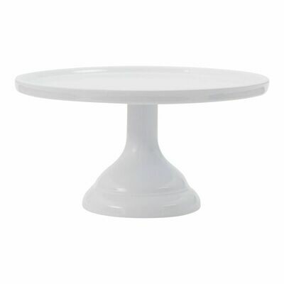 Melamine Cake Stand -SMALL WHITE - Μικρή Βάση Για Τούρτα από Μελαμίνη - Λευκή 24εκ