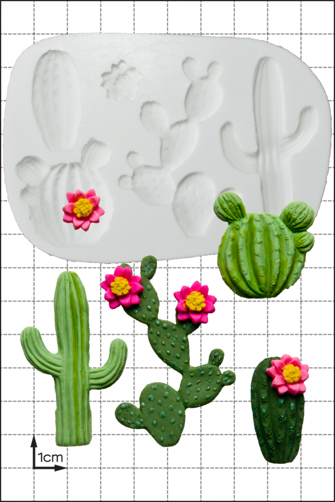 FPC Silicone Mould -CACTUS -Καλούπι Σιλικόνης Κάκτος
