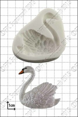 FPC Silicone Mould -SWAN -LOOKING LEFT -Καλούπι Σιλικόνης Κύκνος -Αριστερά