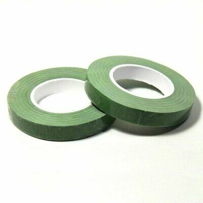 Dekofee Floral Tape -MIDDLE GREEN 12mm -Κολλητική Ταινία Λουλουδιών -Μεσαίο Πράσινο