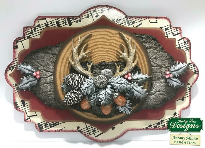 Katy Sue Silicone Mould -ANTLERS -SMALL - Καλούπι Σιλικόνης Ελαφοκέρατα Μικρά