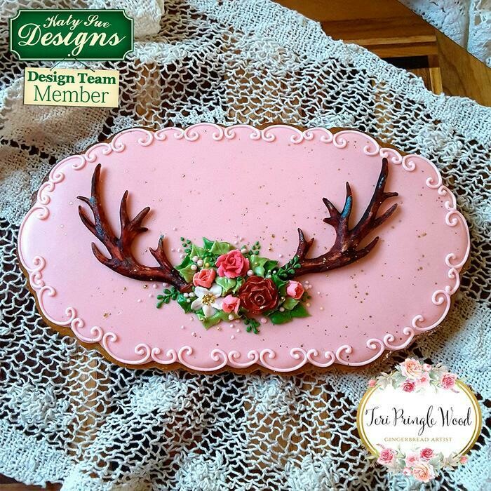 Katy Sue Silicone Mould -ANTLERS -SMALL - Καλούπι Σιλικόνης Ελαφοκέρατα Μικρά
