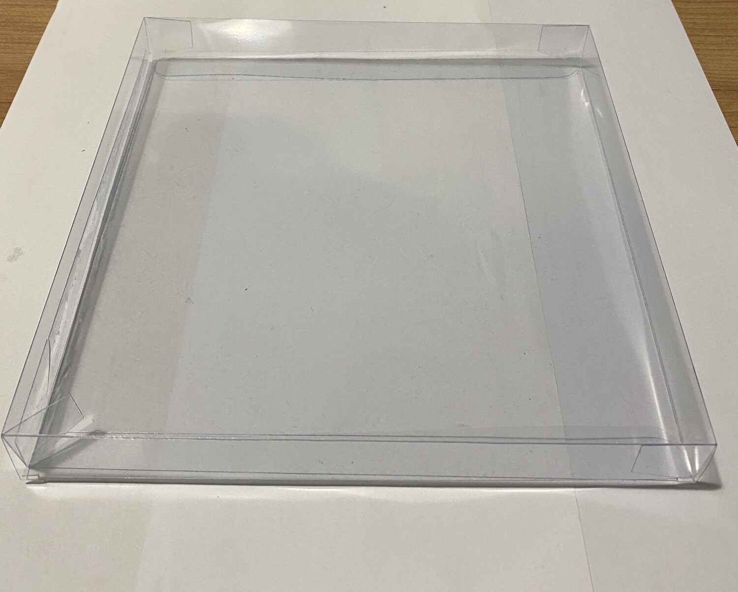 CLEAR BOX for COOKIES  - Διάφανο Τετράγωνο Κουτί για μπισκότα 19εκ x 19εκ x 2εκ