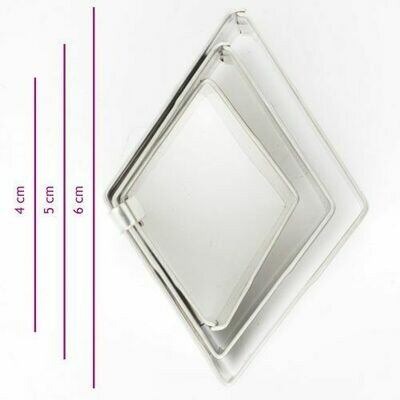 SALE!!! Cookie Cutter -Geometric Set 0f 3 -DIAMOND - Σετ 3 τεμ κουπ πατ Σχήμα Διαμαντιού