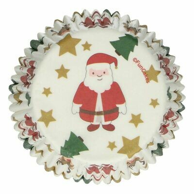 FunCakes Cupcake Cases -CHRISTMAS -SANTA -Θήκες Ψησίματος 48 τεμ FunCakes Cupcake Cases -CHRISTMAS -SANTA -Θήκες Ψησίματος 48 τεμ