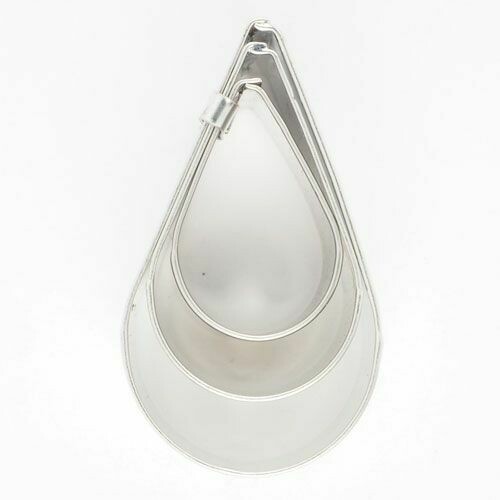 Cookie Cutter -Geometric Set 0f 3 -TEARDROP - Σετ 3 τεμ κουπ πάτ Δάκρυ/Σταγόνα