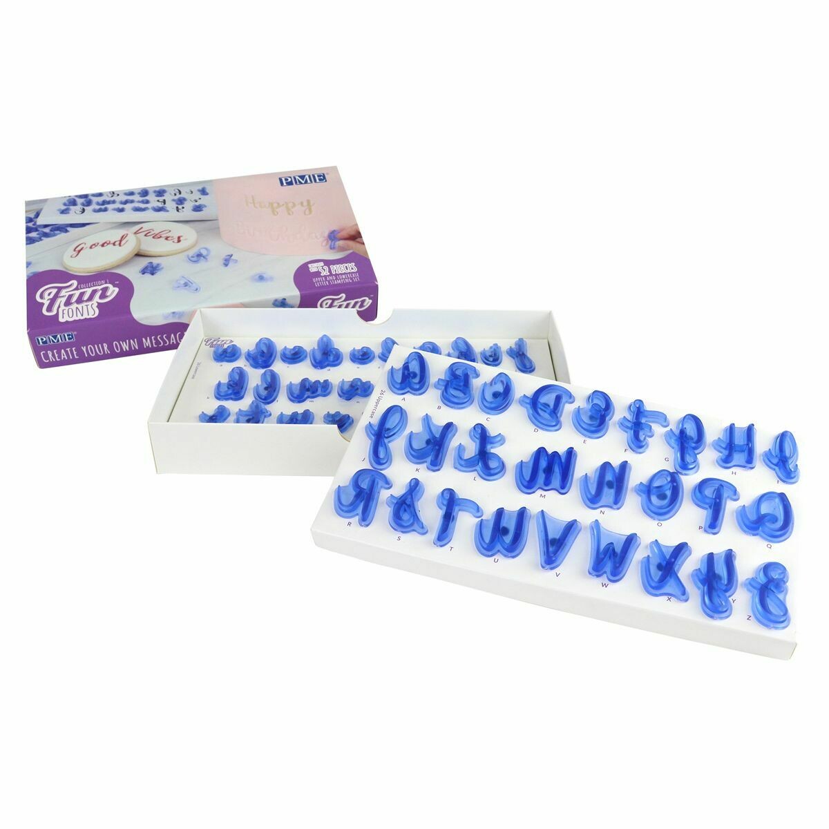 PME Fun Fonts Alphabet -Collection 1 - Σφραγίδες  52τεμ