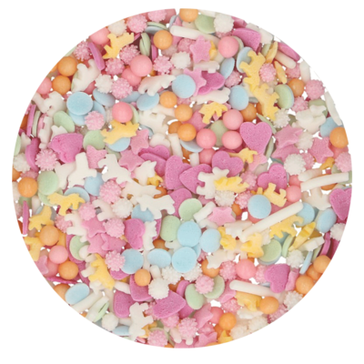 FunCakes Sprinkle Mix 50γρ -PASTEL UNICORN MEDLEY - Μείγμα Ζαχαρωτών - Μονόκερος σε Παστέλ αποχρώσεις