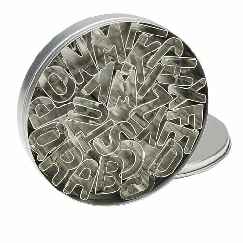 Patisse Cookie Cutters -ALPHABET SET - Σετ 26τεμ Κουπ πατ Λατινικό Αλφάβητο Κεφαλαία Γράμματα