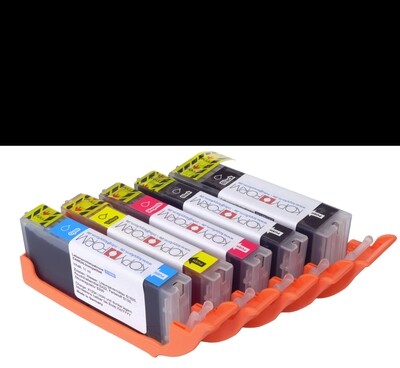 Edible Ink Cartridge -BLACK LARGE for CANON TS705, TS6350 &amp; TS6351 -Βρώσιμο Μελάνι Μαύρο Μεγάλο