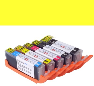 Edible Ink Cartridge -YELLOW for CANON TS705, TS6350 &amp; TS6351-Βρώσιμο Μελάνι Κίτρινο