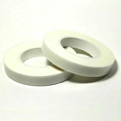 Dekofee Floral Tape -WHITE 12mm - Κολλητική Ταινία Λουλουδιών -Λευκή