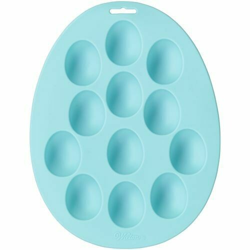 Wilton Easter Petite Silicone Mould -EGGS -Καλούπι Σιλικόνης για μικρά αυγά με 12 θήκες