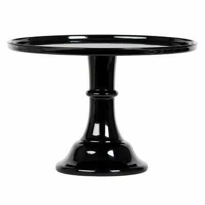 Melamine Cake Stand -LARGE BLACK - Μεγάλη Βάση Για Τούρτα από Μελαμίνη - Μαύρη 30εκ