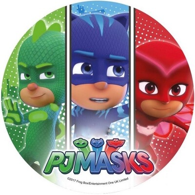 Βρώσιμη εκτύπωση -PJ MASKS No.3 21εκ ∞ Βρώσιμη εκτύπωση -PJ MASKS No.3 21εκ ∞