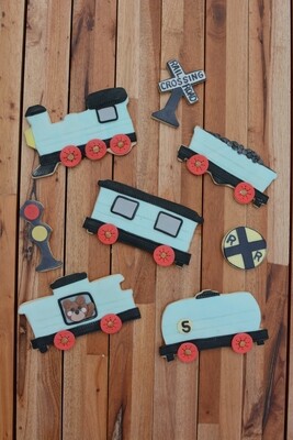 SALE!!! By AH -Set of 8 Cookie Cutters 'TRAINS' - Σετ 8 κουπ πατ με θέμα Τρένο SALE!!! By AH -Set of 8 Cookie Cutters 'TRAINS' - Σετ 8 κουπ πατ με θέμα Τρένο