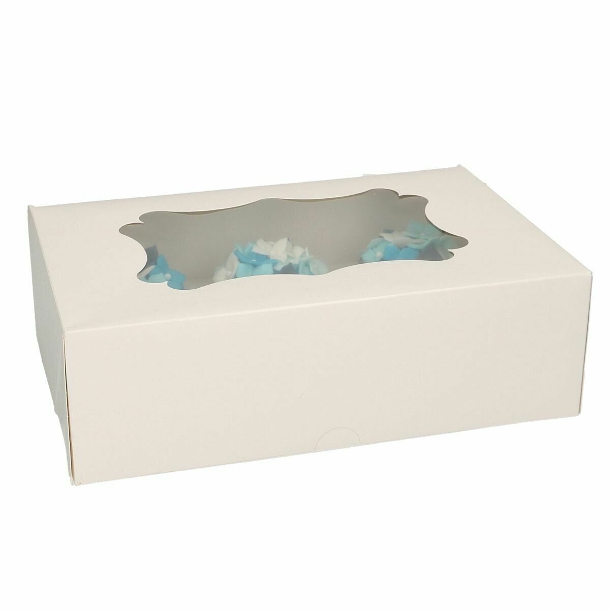 Box for 6 Cupcakes or 12 Mini-Cupcakes  -Κουτί για 6 Καπκέικς ή για 12 Μίνι καπκέικς
