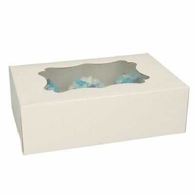Box for 6 Cupcakes or 12 Mini-Cupcakes  -Κουτί για 6 Καπκέικς ή για 12 Μίνι καπκέικς