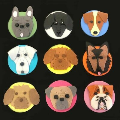 SALE!!! FMM Cutters -DESIGN a DOG Set - Σετ κουπ πατ για Κεφάλια Σκύλων