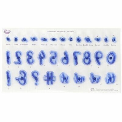 PME Fun Fonts -Numerals &amp; Special Characters Collection 1 -Σφραγίδες Αριθμοί και Ειδικά Σύμβολα 31τεμ