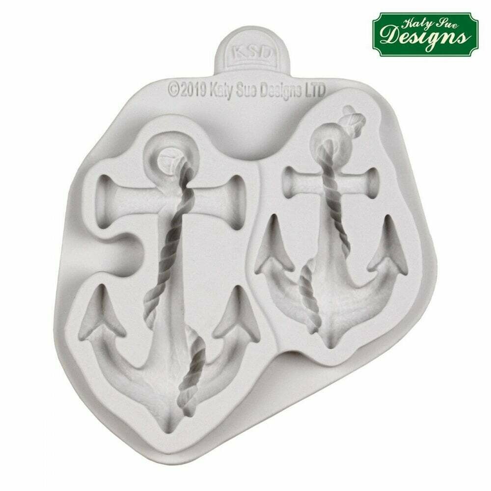 Katy Sue Silicone Mould -ANCHORS -Καλούπι Σιλικόνης Άγκυρες