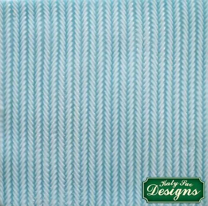 Katy Sue Silicone Embossing Mat -CABLE Knit - Πατάκι Σιλικόνης Αλυσίδα/Πλεκτό
