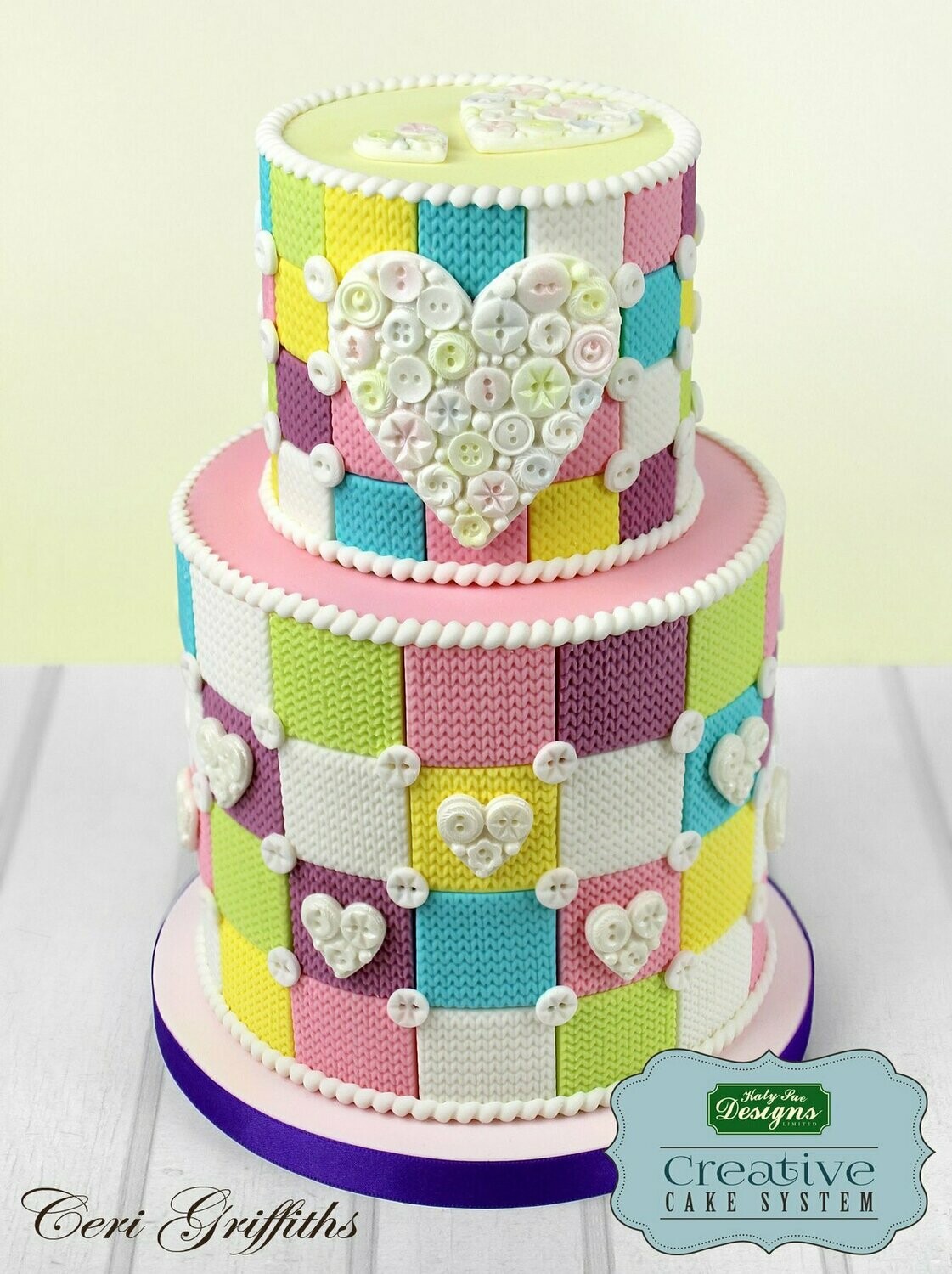 Katy Sue Silicone Embossing Mat -KNITTING -Πατάκι Σιλικόνης Πλεκτό