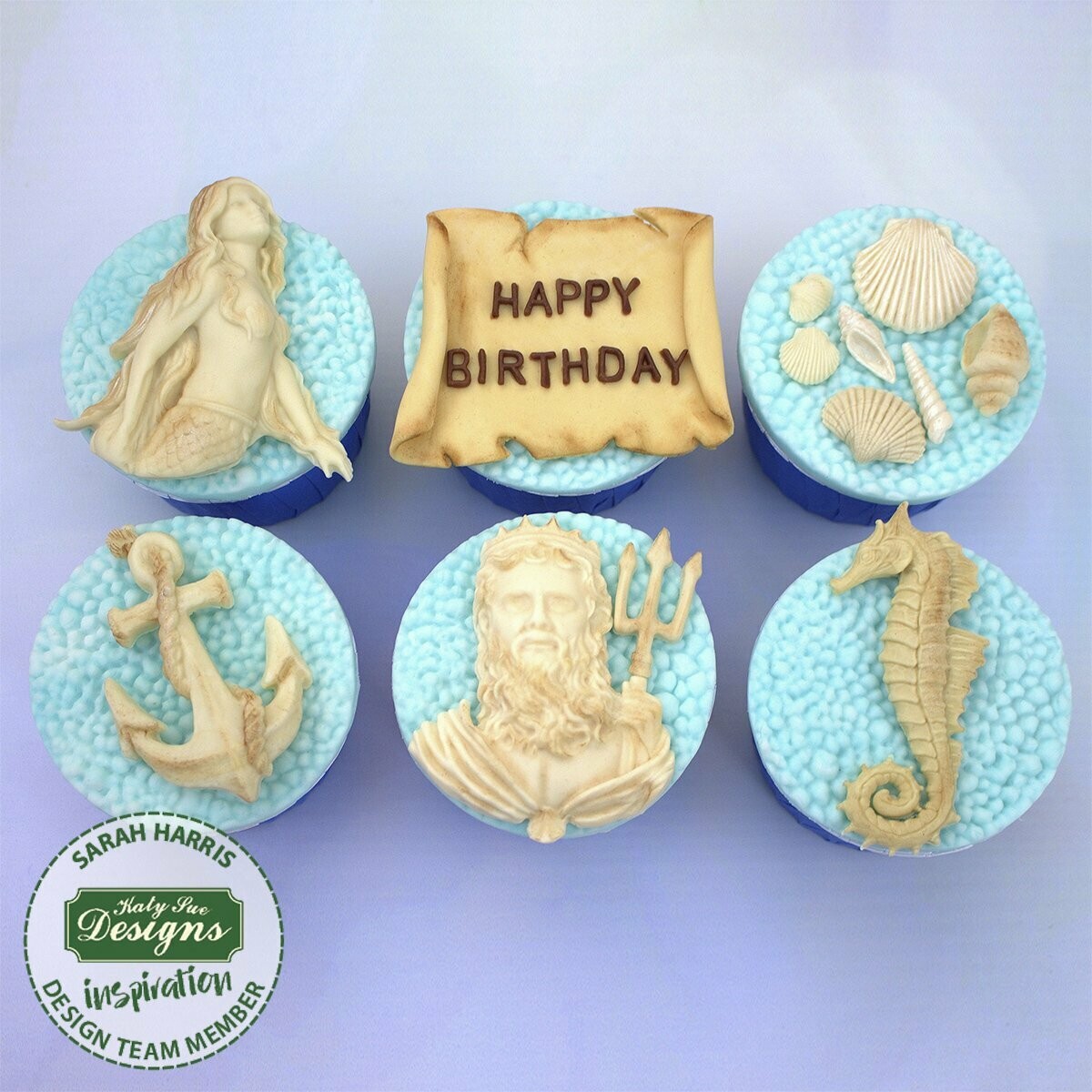 Katy Sue Silicone Mould -ANCHORS -Καλούπι Σιλικόνης Άγκυρες