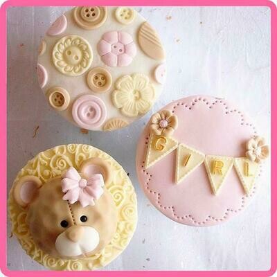 Katy Sue Silicone Mould -BUTTONS -Καλούπι Σιλικόνης Κουμπιά