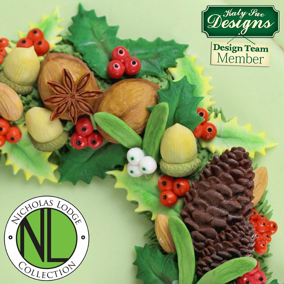 Katy Sue Silicone Mould -PINE CONES -Καλούπι Σιλικόνης Κουκουνάρια